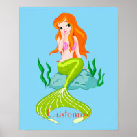 Cute Redheaded Mermaid Thunder_Cove