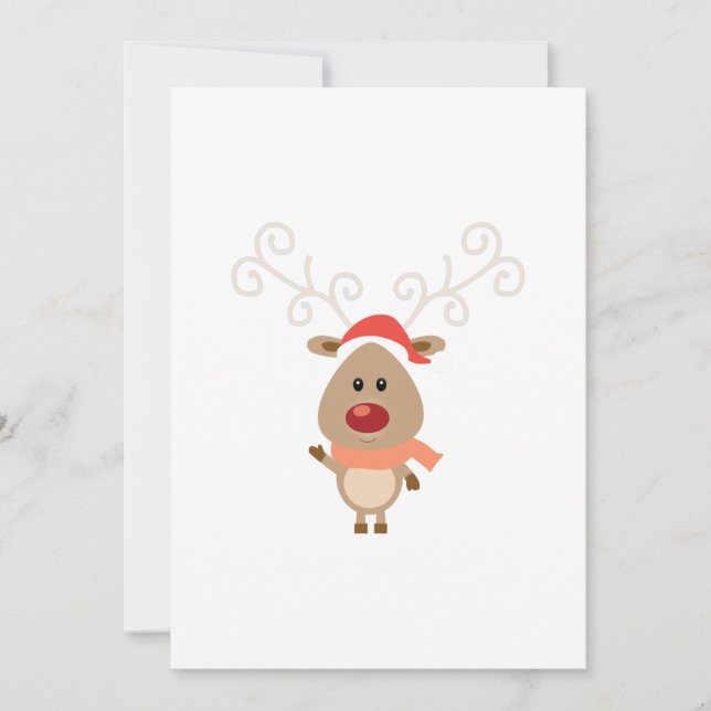 Cute reindeer cartoon (Front)