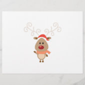 Cute reindeer cartoon (Front)