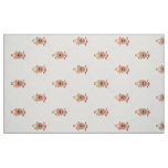 Cute reindeer cartoon fabric