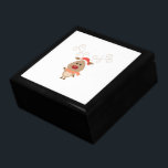 Cute reindeer cartoon jewelry box<br><div class="desc">Christmas is the happiest time of the year. Celebrate the joy of this wonderful time with this cute reindeer cartoon.</div>