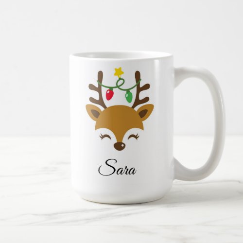 Cute Reindeer Coffee Mug