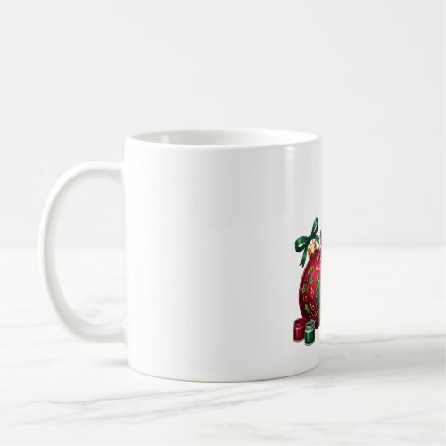 Cute Reindeer Holiday Ornament Painter Coffee Mug