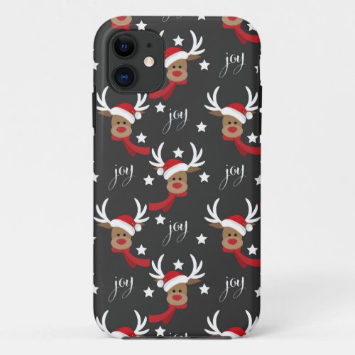 Cute Reindeer Joy iPhone 11 Case