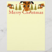 Cute Reindeer LetterHead (Front)
