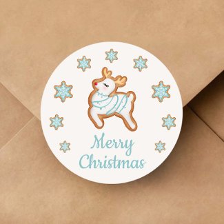 Cute Reindeer Merry Christmas