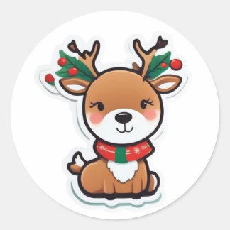 Cute Reindeer Sticker