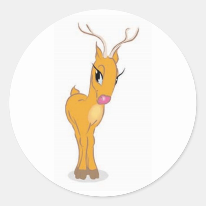 Cute Reindeer Stickers