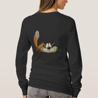 Cute Relaxed Fox Cartoon T-Shirt