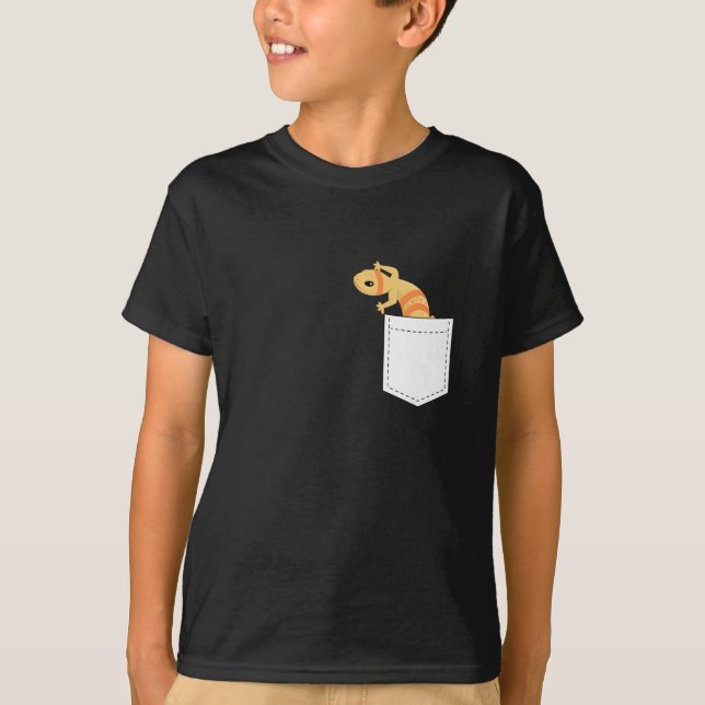 Cute Reptile Funny Leopard Gecko T-Shirt (Front)