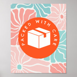 Cute Retro Aesthetic Wall Art Poster packed with