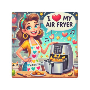Cute Retro Air Fryer Art