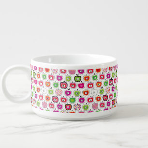 Cute retro apple pattern bowl