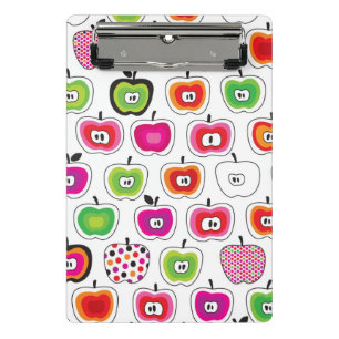 Cute retro apple pattern mini clipboard