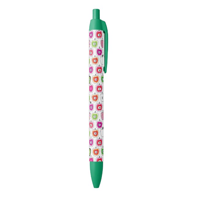 Cute retro apple pattern pen (Bottom (Vertical))