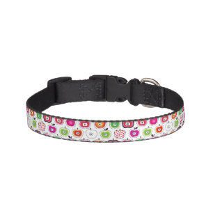 Cute retro apple pattern pet collar