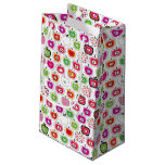 Cute retro apple pattern small gift bag