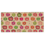 Cute retro apple pattern wood flash drive