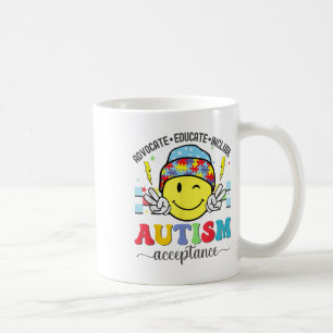 Cute Retro Autism Awareness Graphic Tee For Kids S Coffee Mug