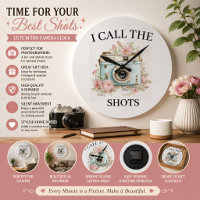 Cute Retro Camera Clock for Photography Lovers |