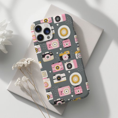 Cute Retro Camera Vintage Colorful Case_Mate iPhone 14 Pro Case