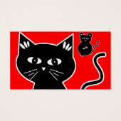 Cute Retro Cartoon Cat and Mouse (Back)