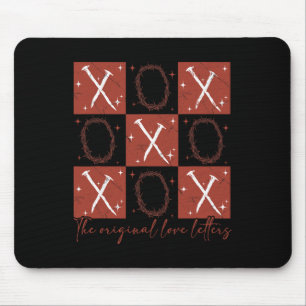 Cute Retro Checked Valentine Xoxo The Original Lov Mouse Pad