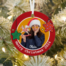 Cute Retro Christmas Stars Custom Image