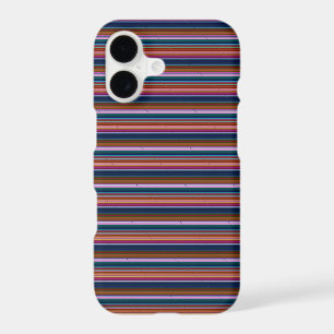 Cute retro colorful stripes iPhone 17 case