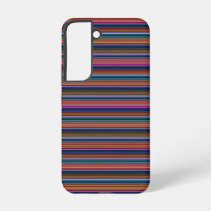Cute retro colorful stripes samsung galaxy s22 case