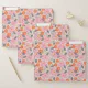 Cute Retro Floral Pattern File Folder | Zazzle