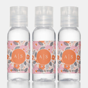 Cute Retro Floral Pattern Hand Sanitizer