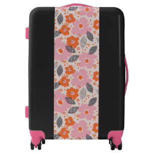 Cute Retro Floral Pattern Luggage