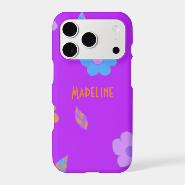 Cute Retro Flower Iphone Case (Back)