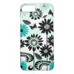 Cute retro flowers, leaves and butterflies iPhone 8/7 case