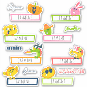 Cute Retro Funny cartoon Back to school Sticker