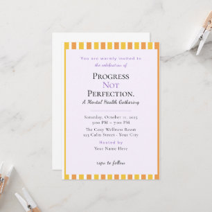 Cute Retro Funny Invitation progress not perfect