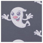 Cute Retro Ghost Fabric