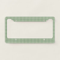 Cute Retro Green Gingham Plaid Pattern