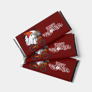 Cute Retro Halloween Ghost Fall Hershey Bar Favors