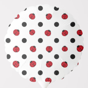 Cute retro ladybug pattern  balloon