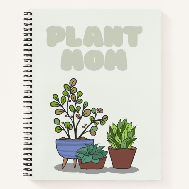 Cute Retro Modern Notebook Journal  (Front)