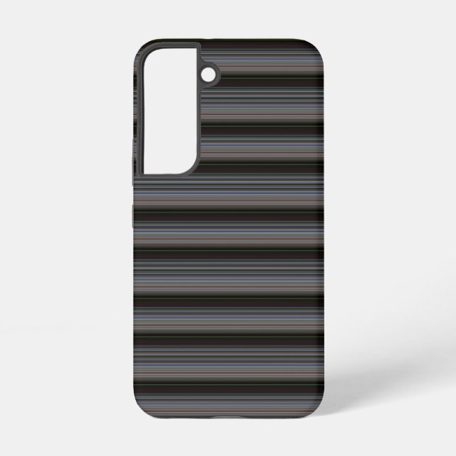 Cute retro modern stripes samsung galaxy case (Back)