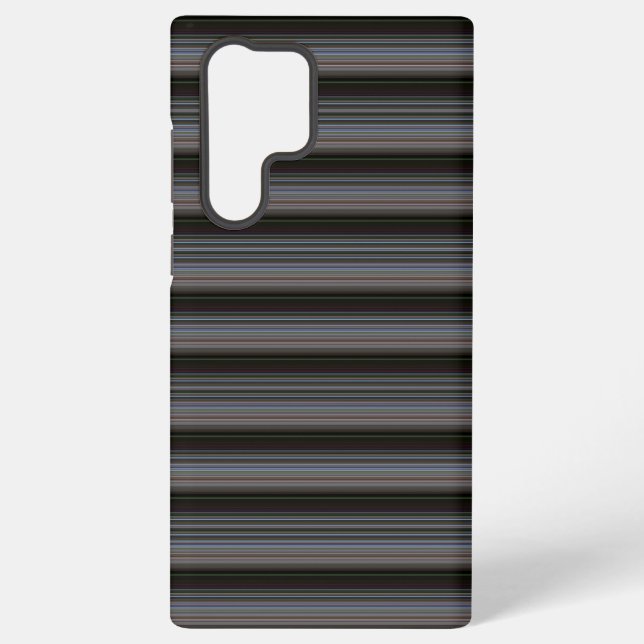 Cute retro modern stripes samsung galaxy case (Back)