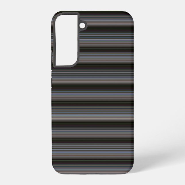 Cute retro modern stripes samsung galaxy case (Back)