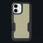 Cute Retro Olive Green Gingham Plaid Pattern iPhone 16 Case<br><div class="desc">Cute Retro Olive Green Gingham Plaid Pattern Phone Case</div>