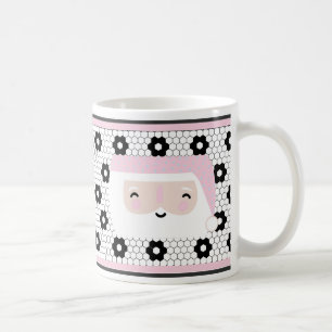 Cute Retro Pink Christmas Coffee Mug