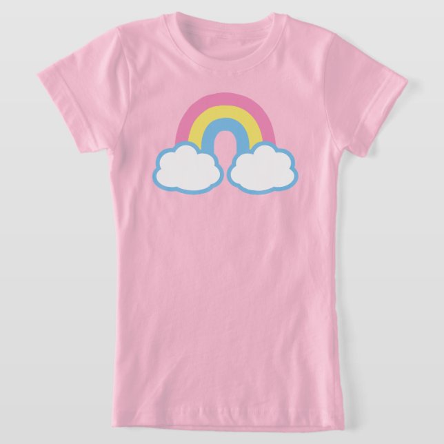 Cute Retro Rainbow T-Shirt (Laydown)