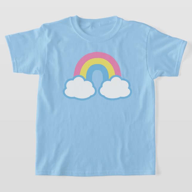 Cute Retro Rainbow T-Shirt (Laydown)