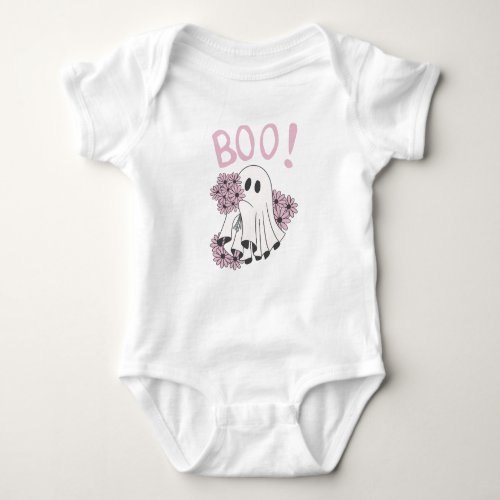 Cute Retro Spooky Baby Halloween Costume Baby Bodysuit